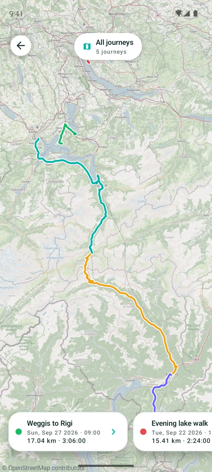 Alle Reisen